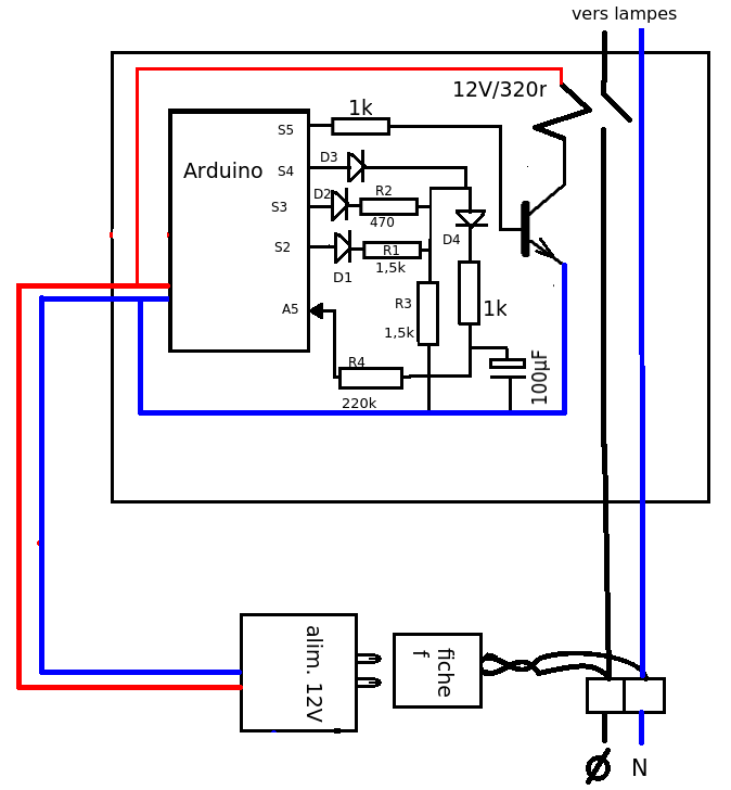 schema du circuit électronique